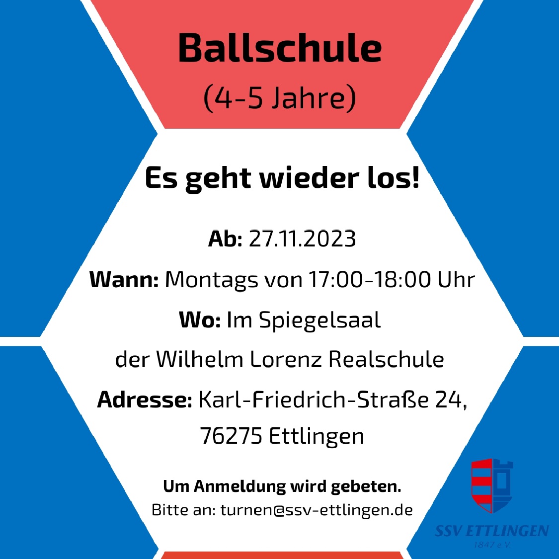 Read more about the article Ballschule für 4- und 5-Jährige